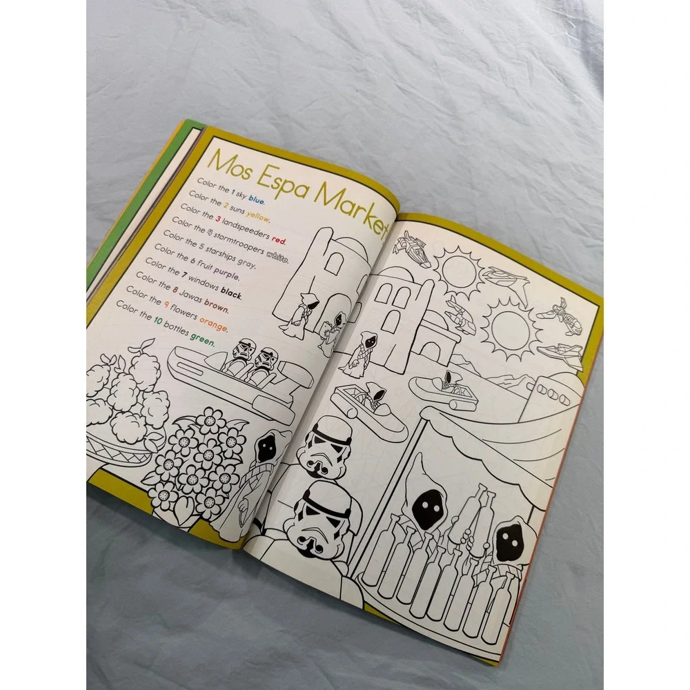 Star Wars Workbooks Preschool Shapes Colors Patterns Brain Quest Ages 4-5 Book